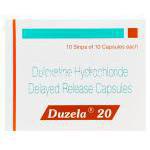 デュゼラ Duzela、ジェネリックシンバルタ、デュロキセチン20mg 箱